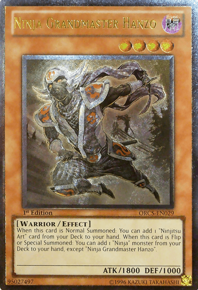 Ninja Grandmaster Hanzo [ORCS-EN029] Ultimate Rare (ONLINE ORDER ONLY)