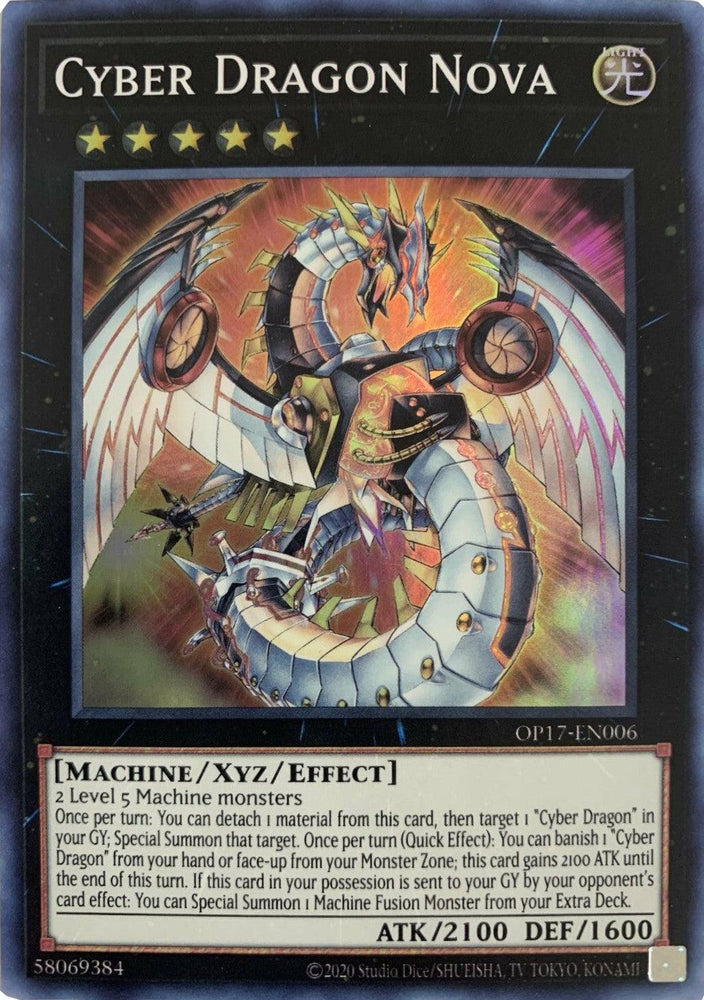 Cyber Dragon Nova [OP17-EN006] Super Rare (ONLINE ORDER ONLY)