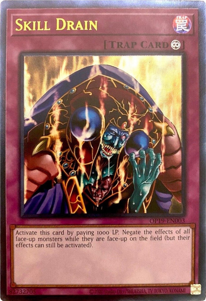 Skill Drain [OP19-EN003] Ultimate Rare (ONLINE ORDER ONLY)