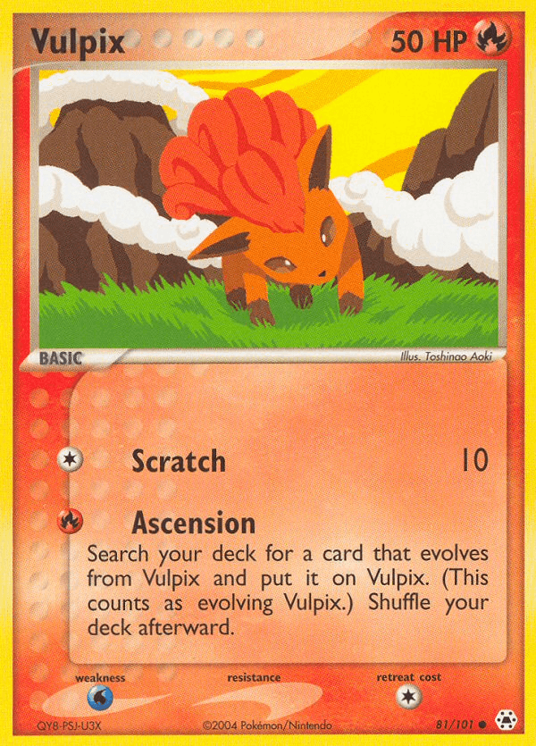 Vulpix (81/101) [EX: Hidden Legends] (Online Only)