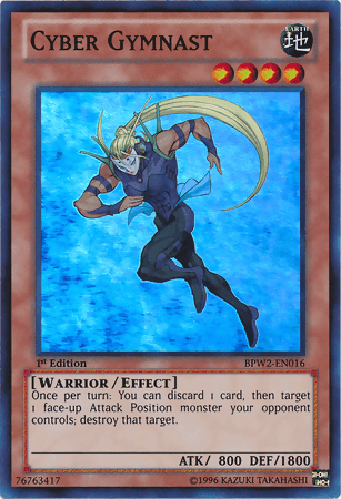 Cyber Gymnast [BPW2-EN016] Super Rare (ONLINE ORDER ONLY)