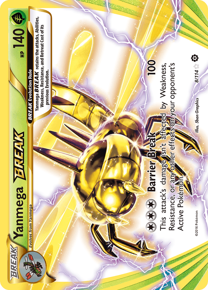 Yanmega BREAK (8/114) [XY: Steam Siege] (Online Only)