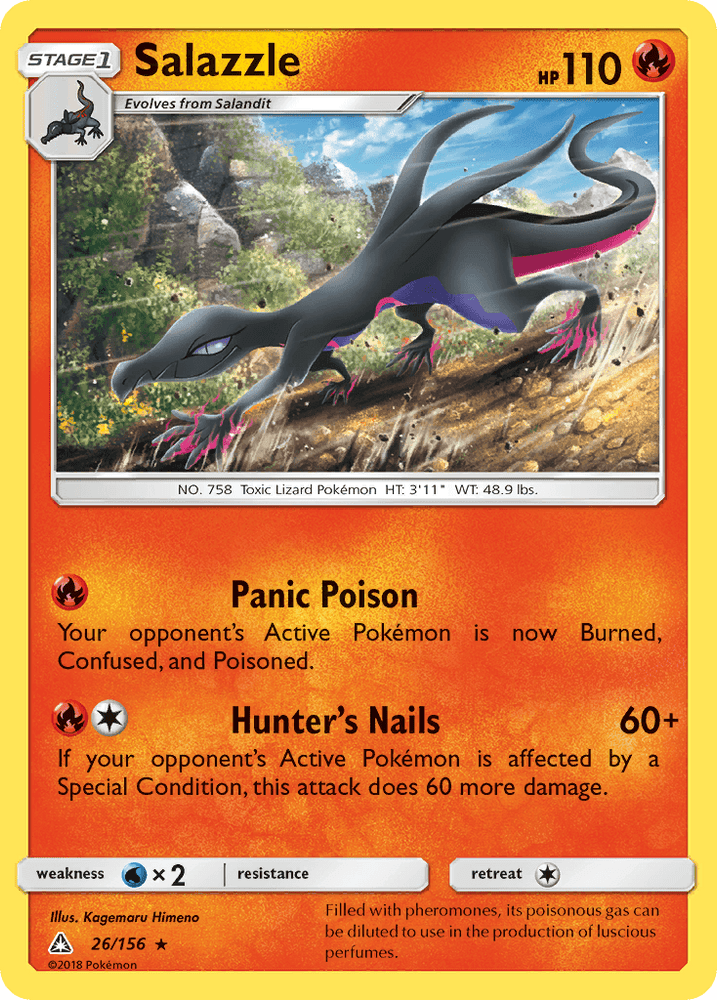 Salazzle (26/156) [Sun & Moon: Ultra Prism] (Online Only)