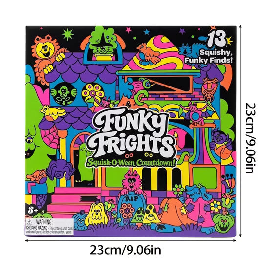Schylling Nee-Doh 2026 Funky Frights Squish-O-Ween 13-Piece Countdown Calendar (ONLINE ORDER ONLY)