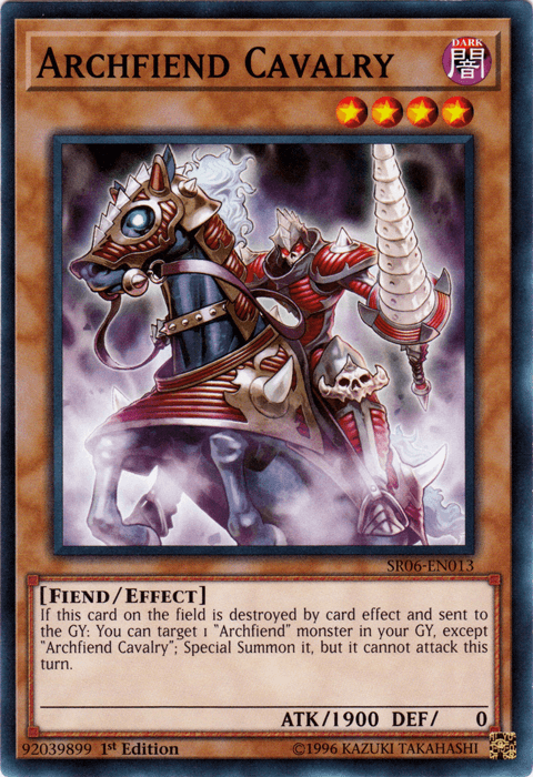 Archfiend Cavalry [SR06-EN013] Common (ONLINE ORDER ONLY)