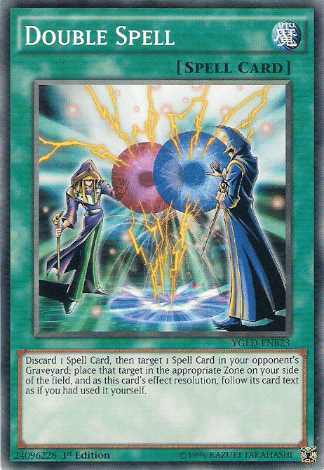 Double Spell [YGLD-ENB23] Common (ONLINE ORDER ONLY)