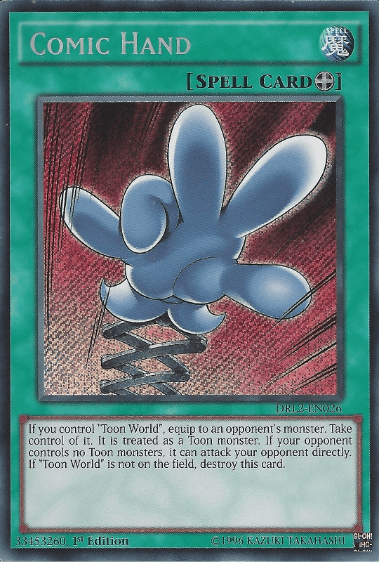Comic Hand [DRL2-EN026] Secret Rare (ONLINE ORDER ONLY)