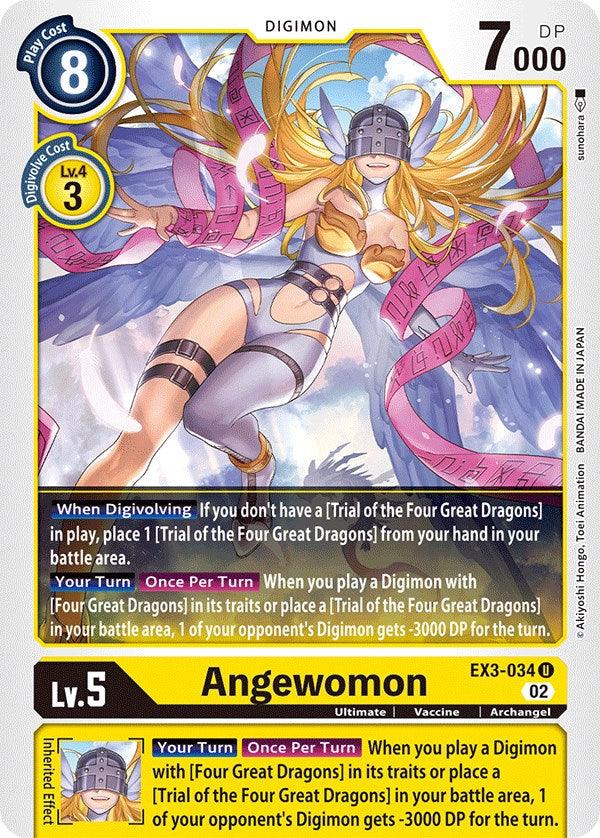 Angewomon [EX3-034] [Draconic Roar] (ONLINE ORDER ONLY)