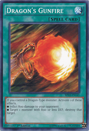 Dragon's Gunfire [BP03-EN141] Common (ONLINE ORDER ONLY)