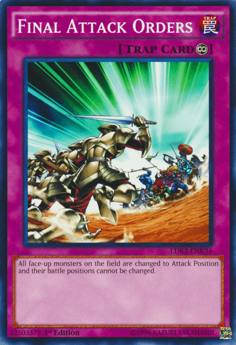 Final Attack Orders [LDK2-ENK34] Common (ONLINE ORDER ONLY)
