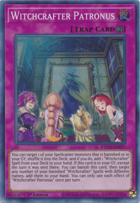 Witchcrafter Patronus [ETCO-EN077] Super Rare (ONLINE ORDER ONLY)