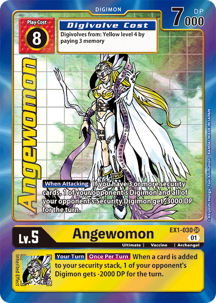 Angewomon [EX1-030] (Alternate Art) [Classic Collection] (ONLINE ORDER ONLY)