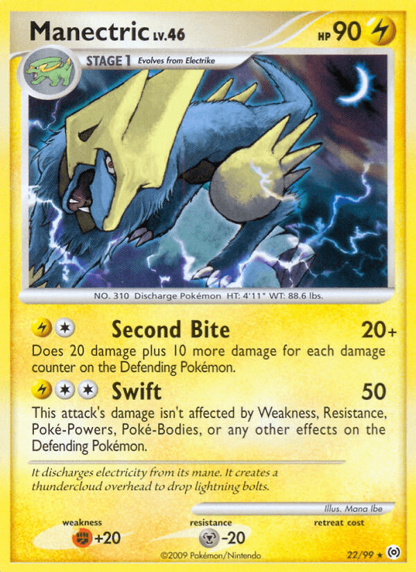 Manectric (22/99) [Platinum: Arceus] (Online Only)