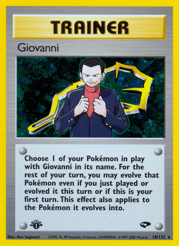 Giovanni (18/132) [Gym Challenge 1st Edition] (Online Only)
