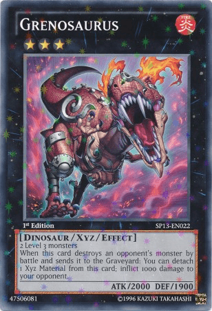 Grenosaurus [SP13-EN022] Starfoil Rare (ONLINE ORDER ONLY)
