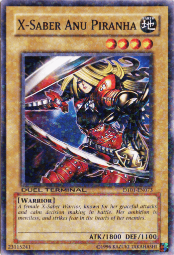 X-Saber Anu Piranha [DT01-EN073] Common (ONLINE ORDER ONLY)