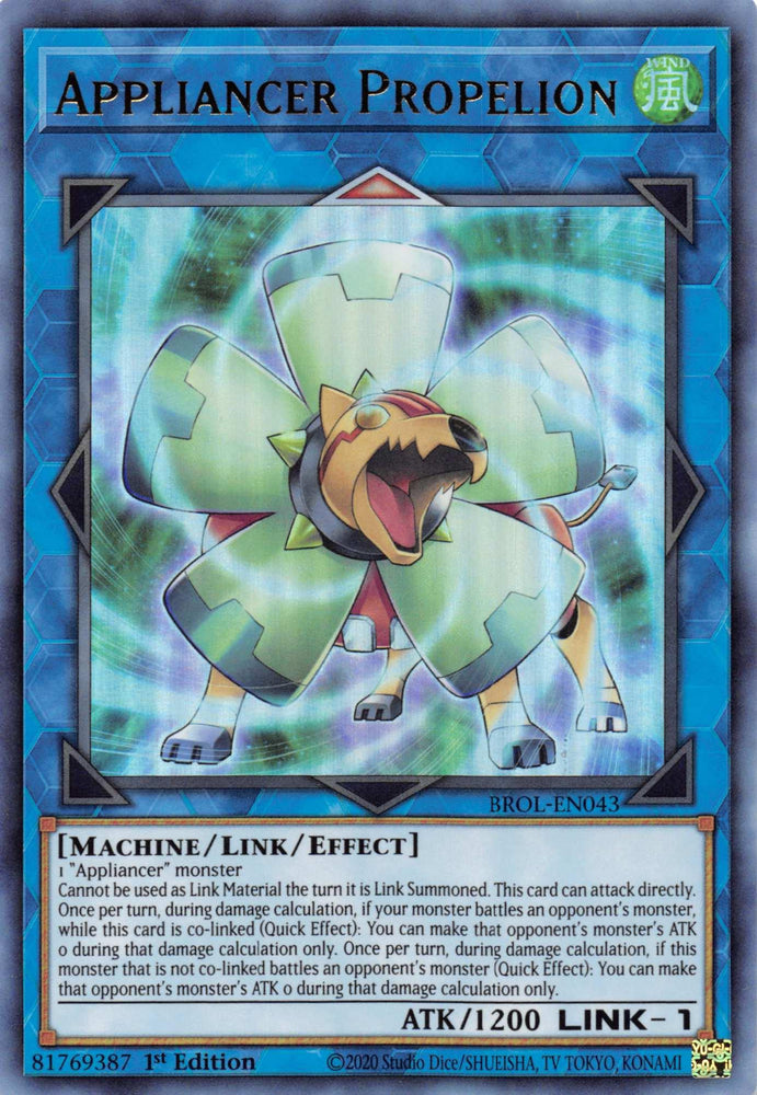 Appliancer Propelion [BROL-EN043] Ultra Rare (ONLINE ORDER ONLY)