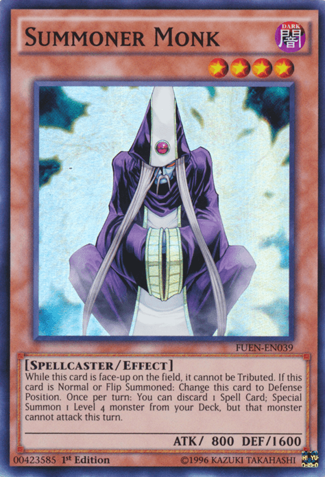 Summoner Monk [FUEN-EN039] Super Rare (ONLINE ORDER ONLY)