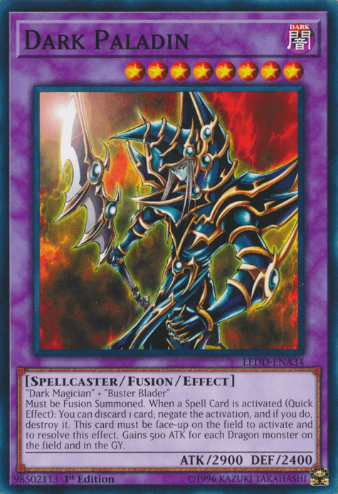 Dark Paladin [LEDD-ENA34] Common (ONLINE ORDER ONLY)