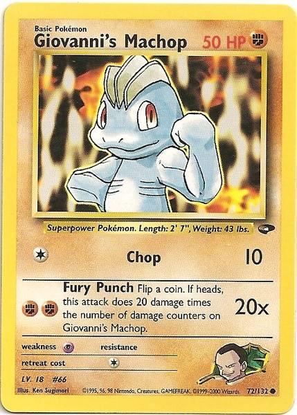 Giovanni's Machop (72/132) [Gym Challenge Unlimited] (Online Only)
