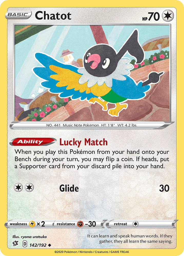 Chatot (142/192) [Sword & Shield: Rebel Clash] (Online Only)