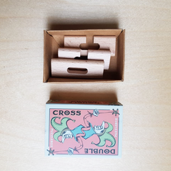 Matchbox Puzzle Box - Double Cross (ONLINE ORDER ONLY)