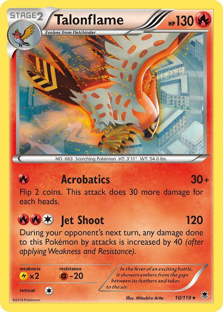 Talonflame (10/119) (Theme Deck Exclusive) [XY: Phantom Forces] (Online Only)