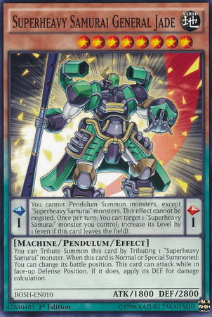 Superheavy Samurai General Jade [BOSH-EN010] Common (ONLINE ORDER ONLY)