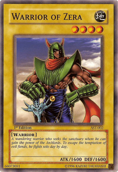 Warrior of Zera [AST-002] Common (ONLINE ORDER ONLY)