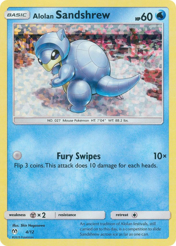 Alolan Sandshrew (4/12) [McDonald's Promos: 2019 Collection] (Online Only)