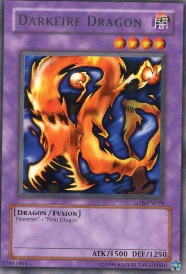 Darkfire Dragon [LOB-EN019] Rare (ONLINE ORDER ONLY)