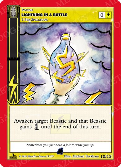 Lightning in a Bottle (Water) [Cryptid Nation: Wilderness First Edition Theme Deck]