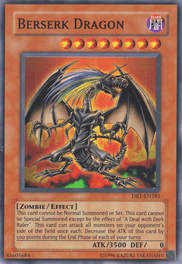 Berserk Dragon [DR1-EN181] Super Rare (ONLINE ORDER ONLY)