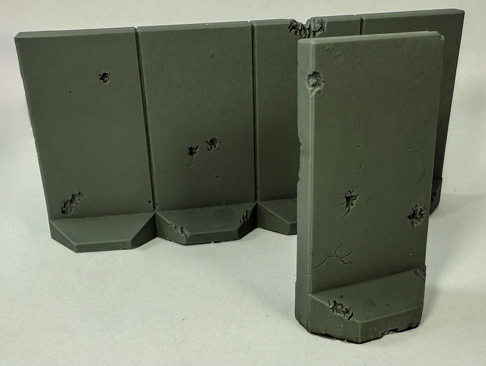 28mm Blast Walls, Distressed - 28MSCE025 (Online Order Only)
