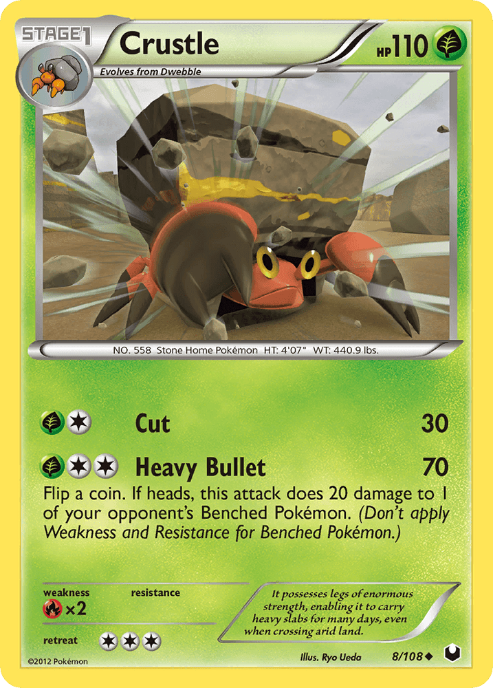 Crustle (8/108) [Black & White: Dark Explorers] (Online Only)