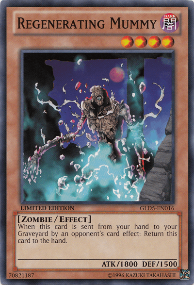 Regenerating Mummy [GLD5-EN016] Common (ONLINE ORDER ONLY)