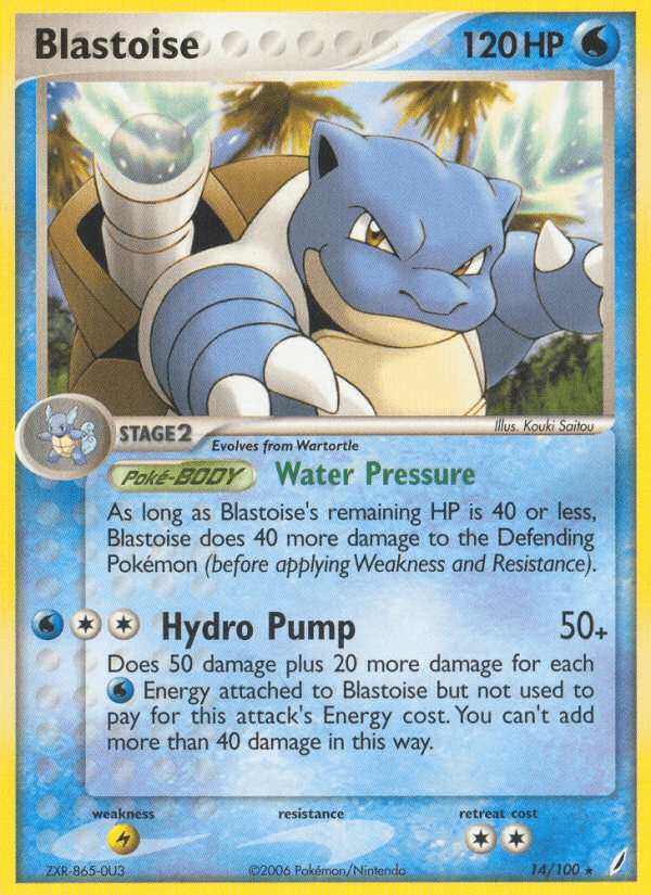 Blastoise (14/100) [EX: Crystal Guardians] (Online Only)