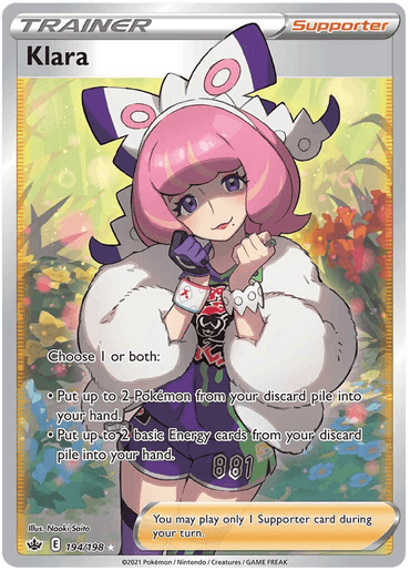 Klara (194/198) [Sword & Shield: Chilling Reign] (Online Only)