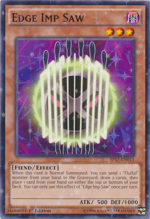 Edge Imp Saw [SP17-EN015] Starfoil Rare (ONLINE ORDER ONLY)