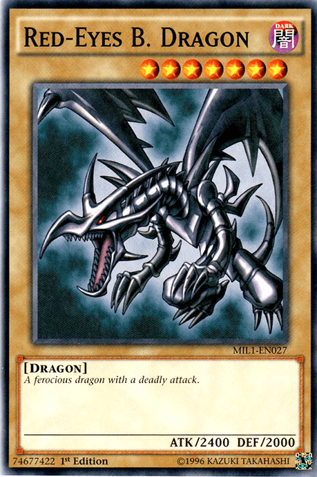 Red-Eyes B. Dragon [MIL1-EN027] Common (ONLINE ORDER ONLY)