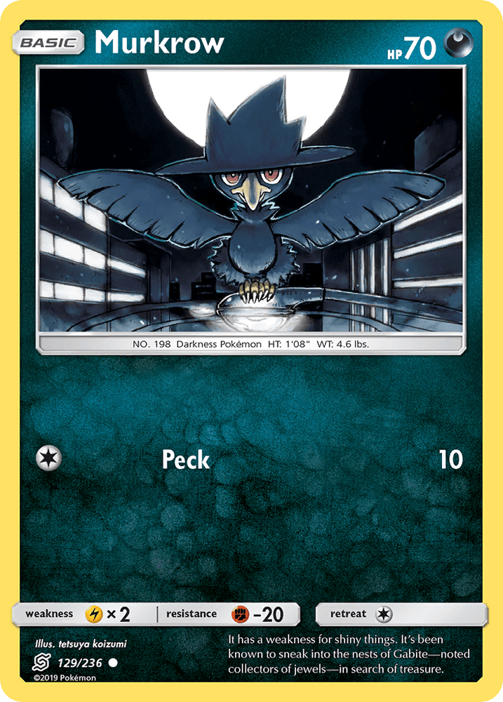 Murkrow (129/236) [Sun & Moon: Unified Minds] (Online Only)
