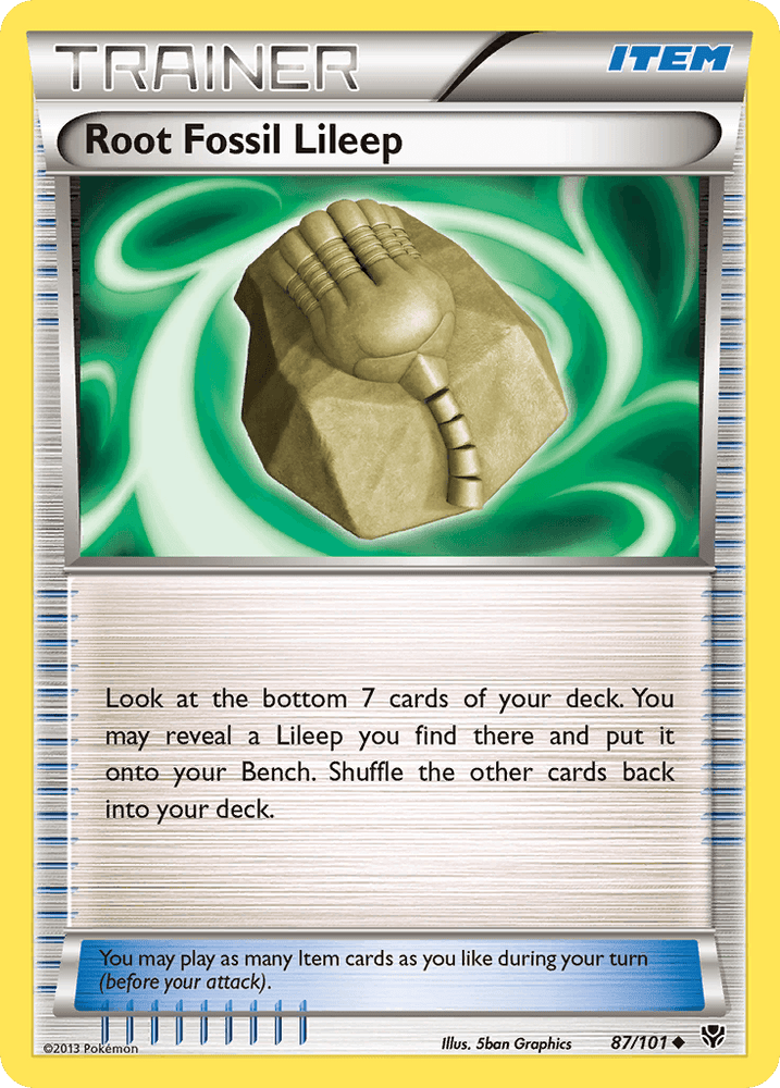 Root Fossil Lileep (87/101) [Black & White: Plasma Blast] (Online Only)