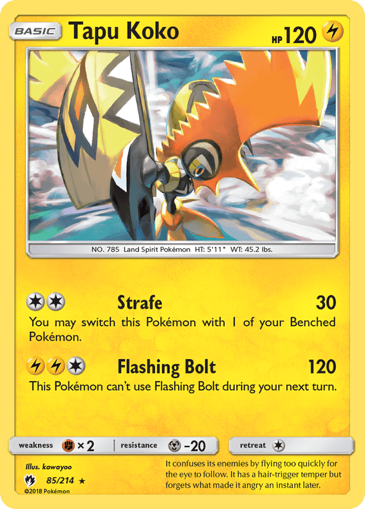 Tapu Koko (85/214) [Sun & Moon: Lost Thunder] (Online Only)