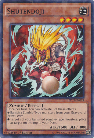 Shutendoji [BP03-EN069] Shatterfoil Rare (ONLINE ORDER ONLY)