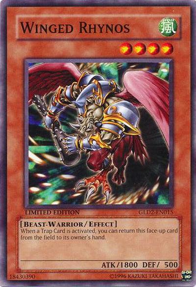 Winged Rhynos [GLD2-EN015] Common (ONLINE ORDER ONLY)