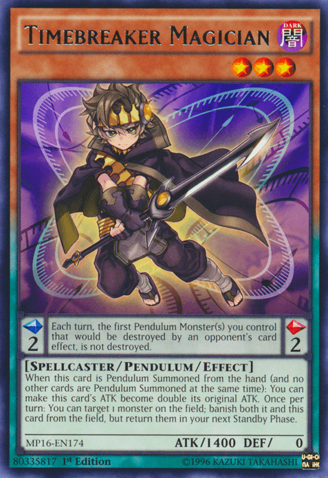 Timebreaker Magician [MP16-EN174] Rare (ONLINE ORDER ONLY)