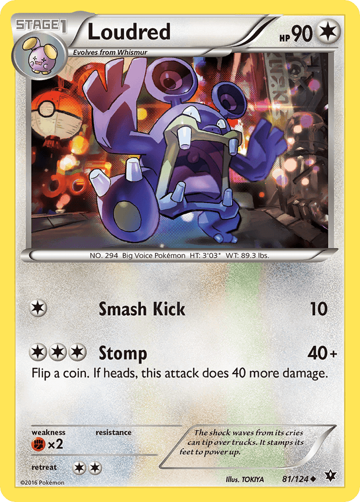 Loudred (81/124) [XY: Fates Collide] (Online Only)
