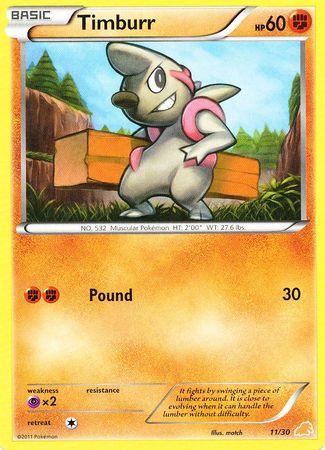 Timburr (11/30) [Black & White: Trainer Kit - Excadrill] (Online Only)