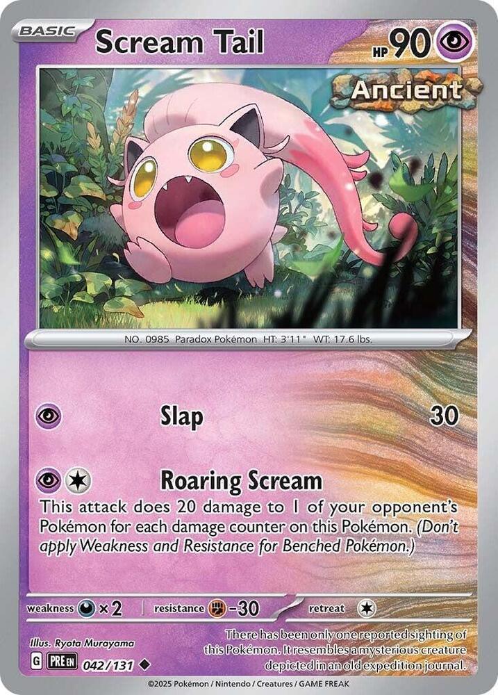 Scream Tail (042/131) [Scarlet & Violet: Prismatic Evolutions] (Online Only)