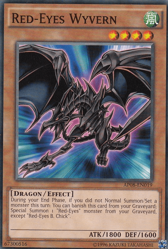 Red-Eyes Wyvern [AP08-EN019] Common (ONLINE ORDER ONLY)